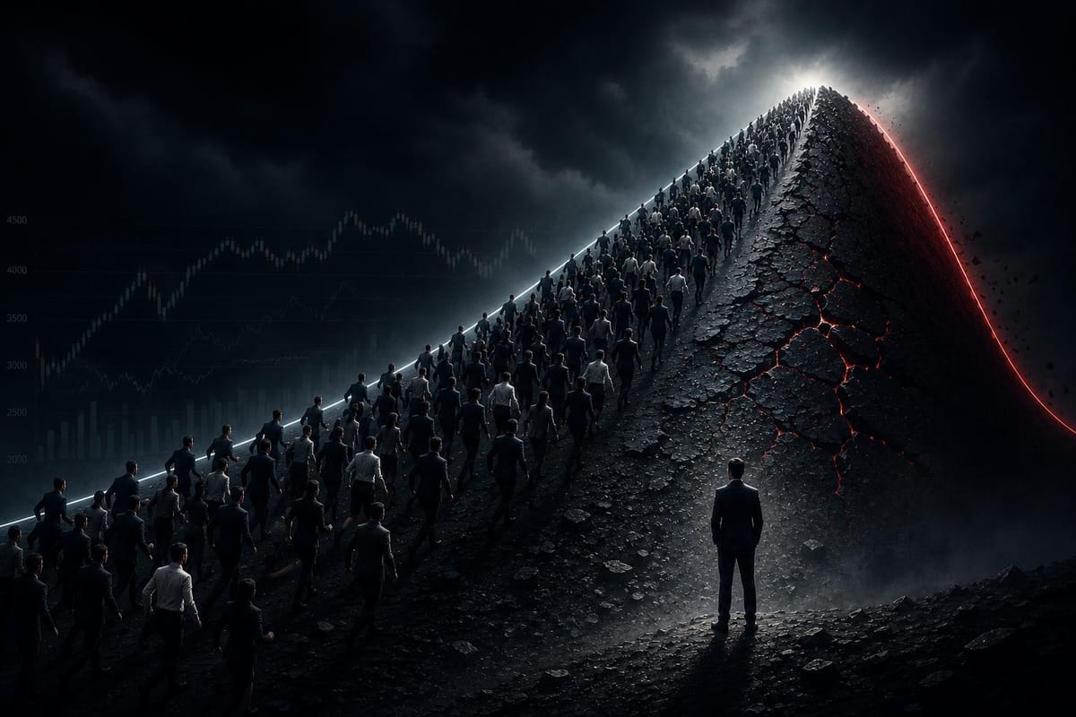 اوج بازار؛ جایی که ریسک کمتر از واقع دیده می‌شود